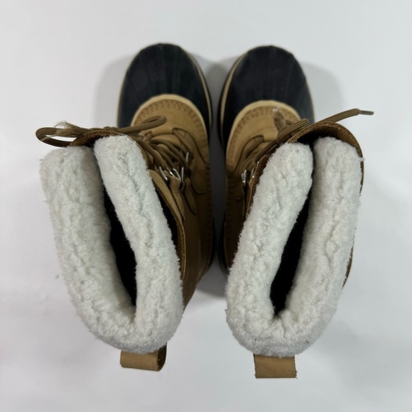 Sorel Caribou Tan Winter Boots Waterproof 8 - Picture 6 of 9